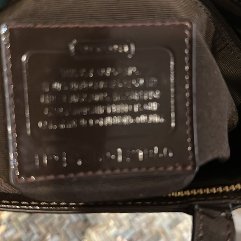 Coach Signature Stripe Tote - Picture 8 of 8